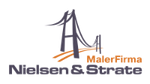 logo for MALERFIRMA NIELSEN & STRATE ApS