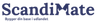 logo for ScandiMate ApS