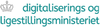 logo for Digitaliserings- og Ligestillingsministeriet