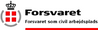 logo for Forsvarsministeriets Personalestyrelse Løn og Pension