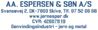 logo for ÅGE ESPERSEN & SØN A/S