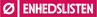 logo for ENHEDSLISTEN-DE RØD-GRØNNE,FOLKE- TINGSGRUPPEN