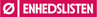 logo for ENHEDSLISTEN-DE RØD-GRØNNE,FOLKE- TINGSGRUPPEN